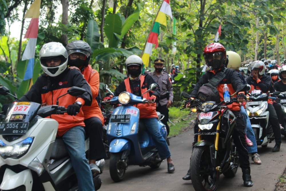 Digelar Lagi, Tour de Merapi Diikuti 300 Pemotor