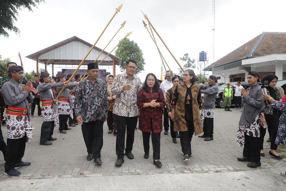 Jadi Desa Ramah Perempuan & Anak, Wedomartani Dikunjungi Menteri PPPA dan Delegasi ASEAN