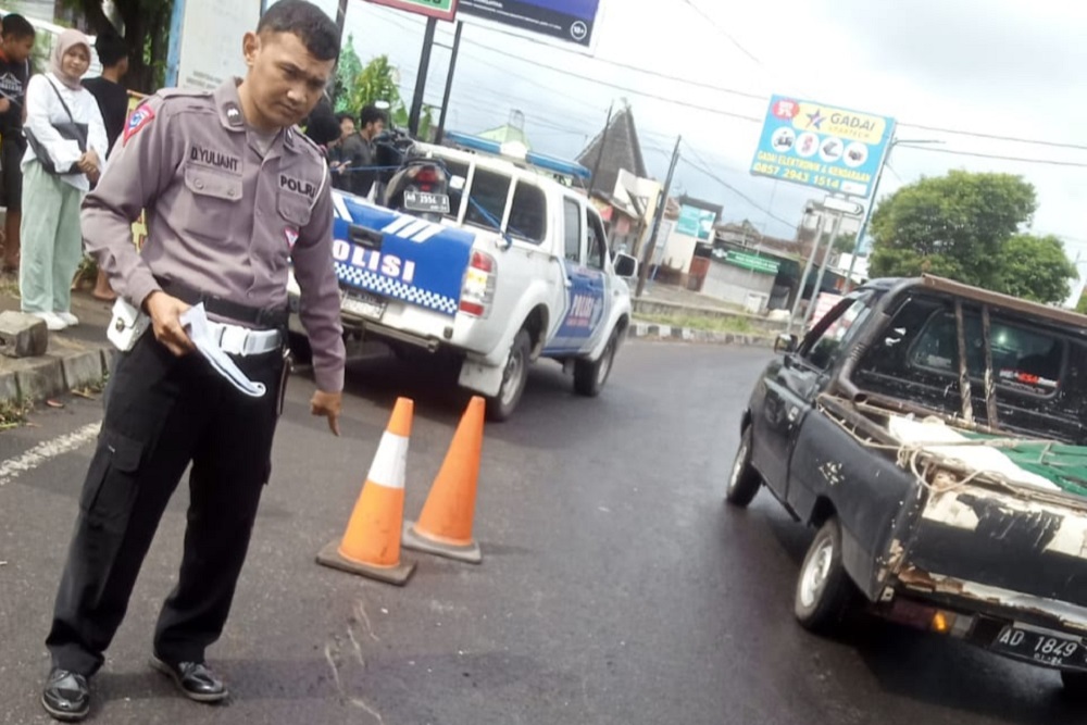 Tergelincir dan Tertabrak Pajero di Selokan Mataram, Pengendara Motor Meninggal
