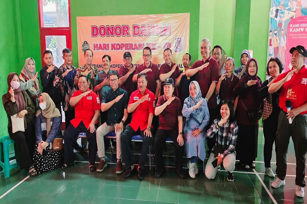 Bakti Sosial Donor Darah Sambut Hari Koperasi ke-76 Kota Jogja