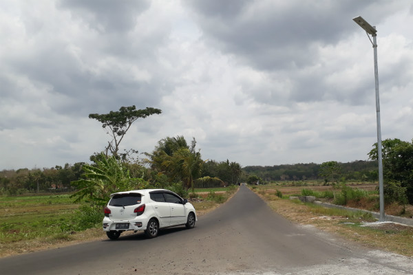 Ratusan LPJU Tenaga Surya Dipasang di Gunungkidul