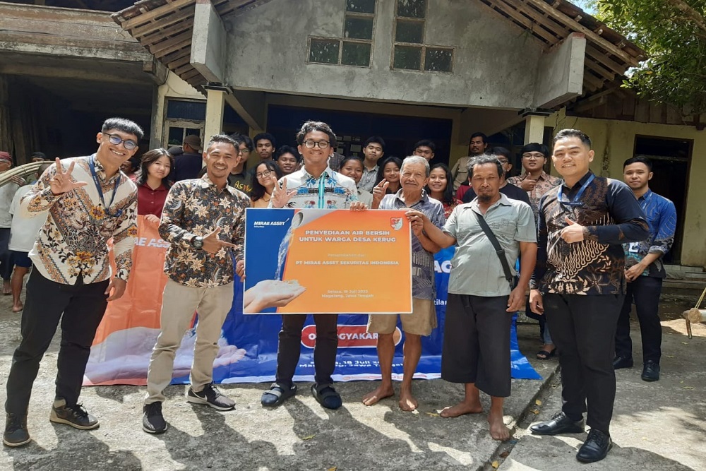 Bangun Fasilitas Air Bersih di Magelang, Mirae Asset Kolaborasi CSR dengan SMA Pangudi Luhur Van Lith