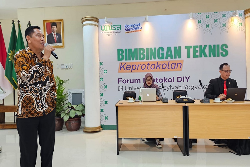 UNISA Yogyakarta dan Forum Protokol DIY Gelar Bimtek Protokol Se-DIY