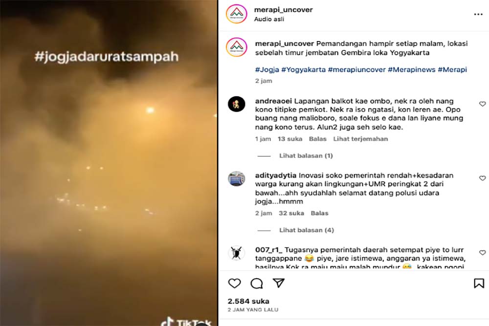 Viral Video Pembakaran Sampah di Timur Gembira Loka, Ini Respons Pj Wali Kota Jogja dan Bupati Bantul