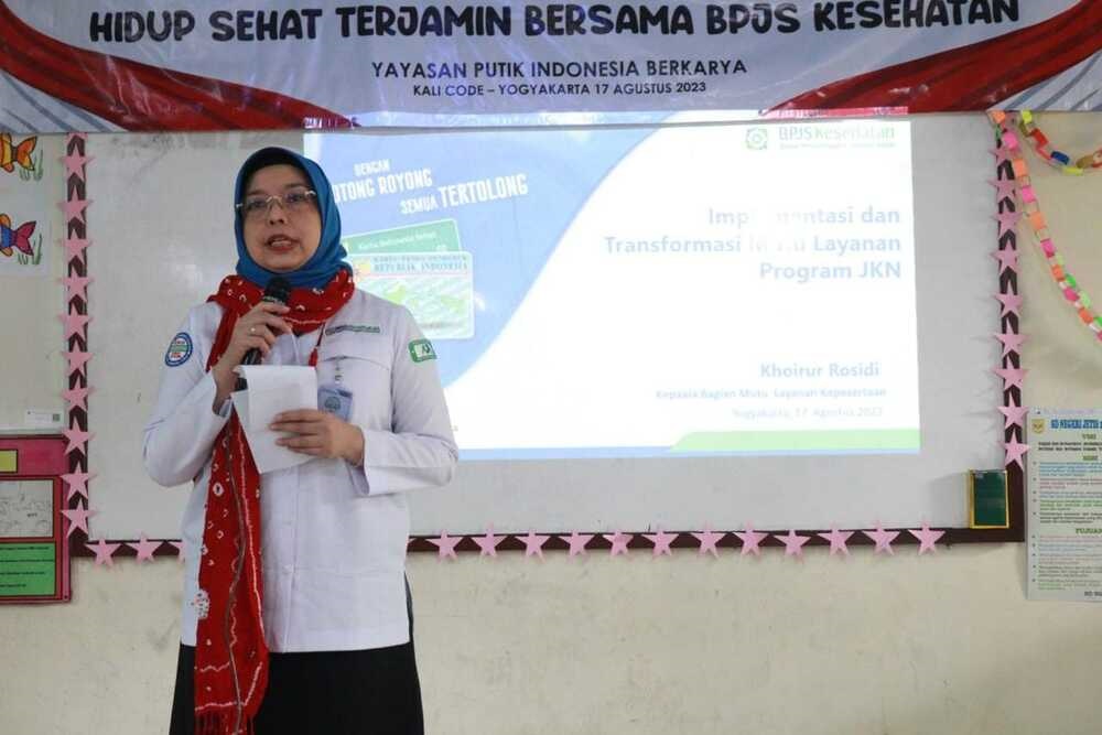 Warga Bantaran Kali Code Terima Edukasi tentang Program JKN