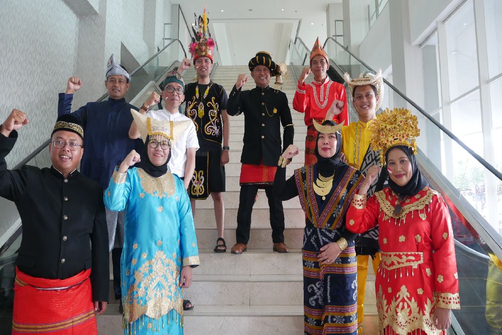 Semarak Keberagaman dalam Upacara Peringatan HUT RI ke 78 di Sahid Raya Hotel & Convention Yogyakarta