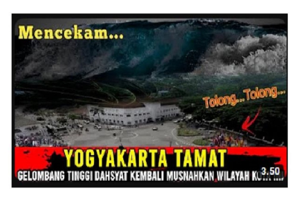 Gelombang Tinggi Direkam Menyerang Yogyakarta Agustus 2023, Ini Faktanya
