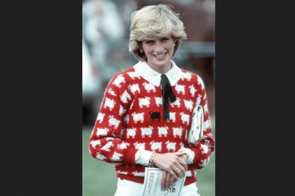 Sweater Motif Domba yang Pernah Dipakai Putri Diana Dilelang hingga Rp1,2 Miliar
