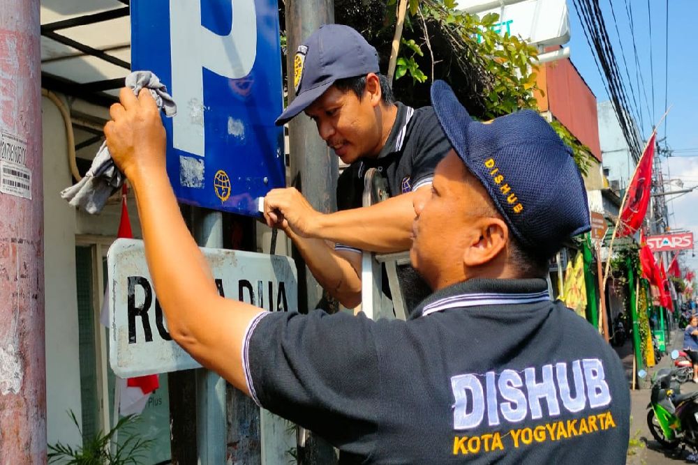 Marak Aksi Vandalisme Rambu Lalin, Ini yang Dilakukan Dishub Jogja