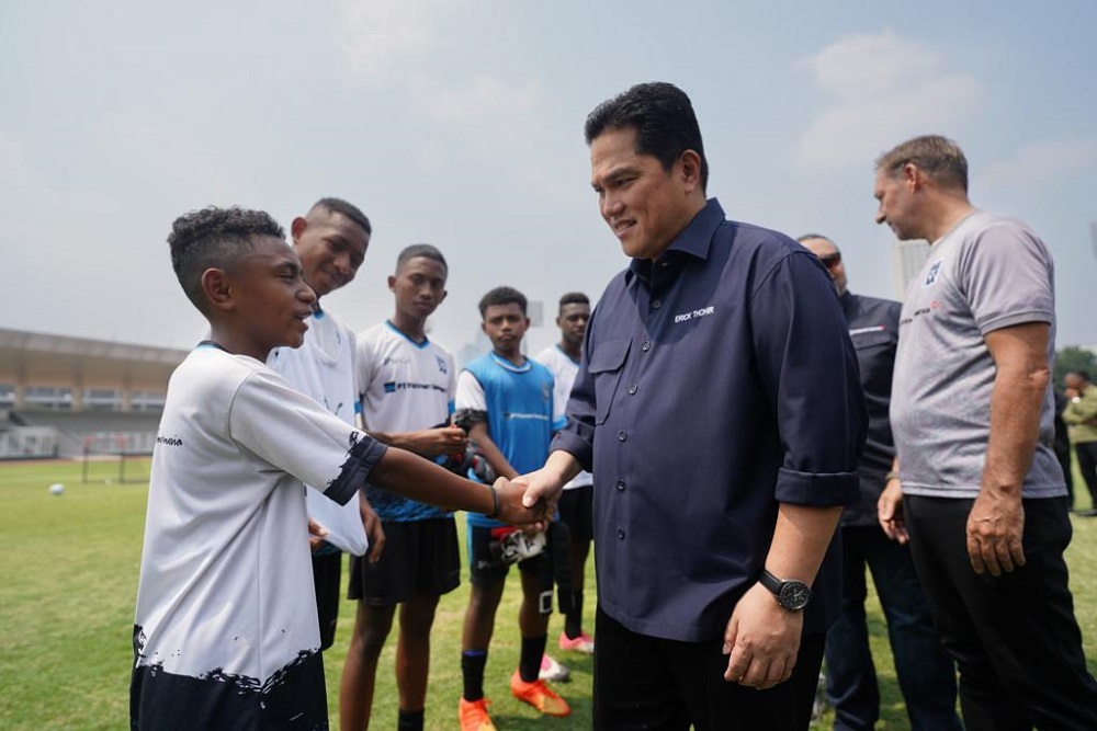 Kerja Sama PSSI-Perguruan Tinggi, Erick Thohir: Membangun Sepak Bola Tidak Bisa Sendiri