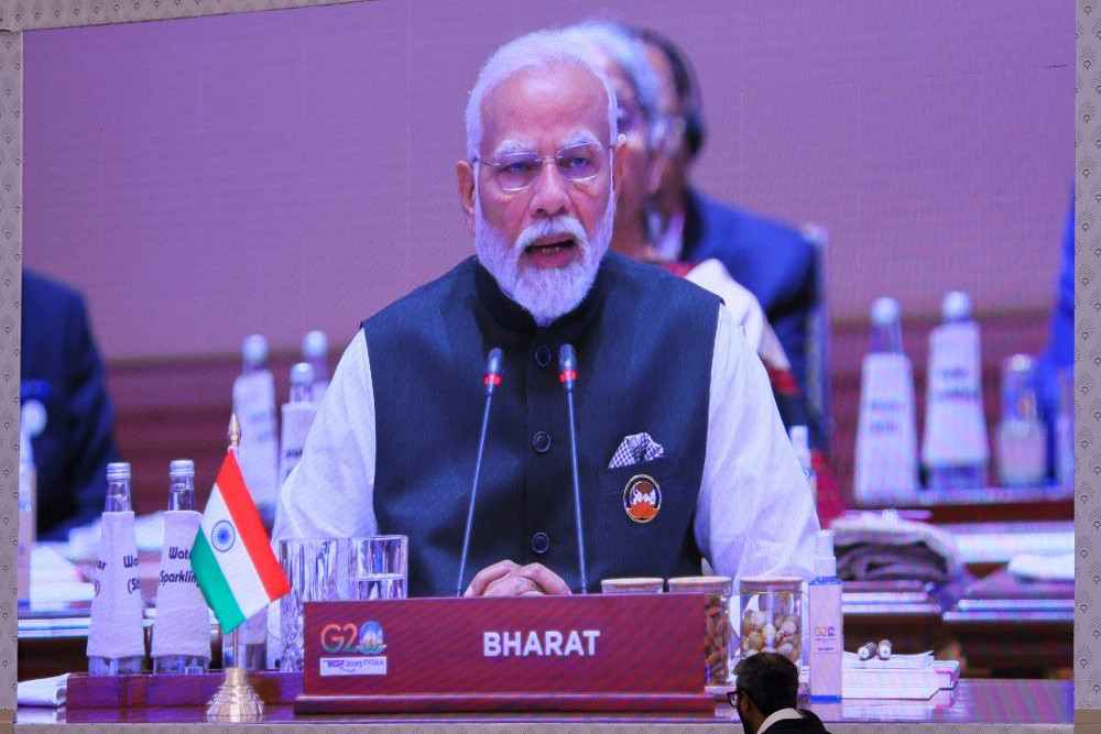 Bukan India, PM Narendra Modi Pakai Papan Nama Bharat di KTT G20