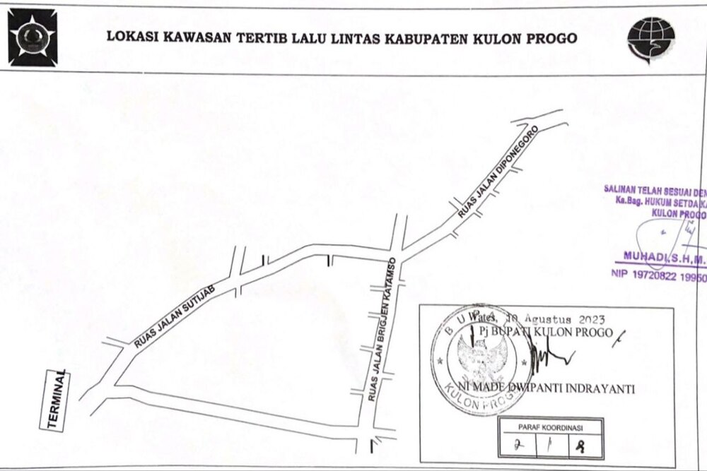 Tok! Dishub Tetapkan 3 Ruas Jalan di Kulonprogo sebagai Kawasan Tertib Lalu Lintas