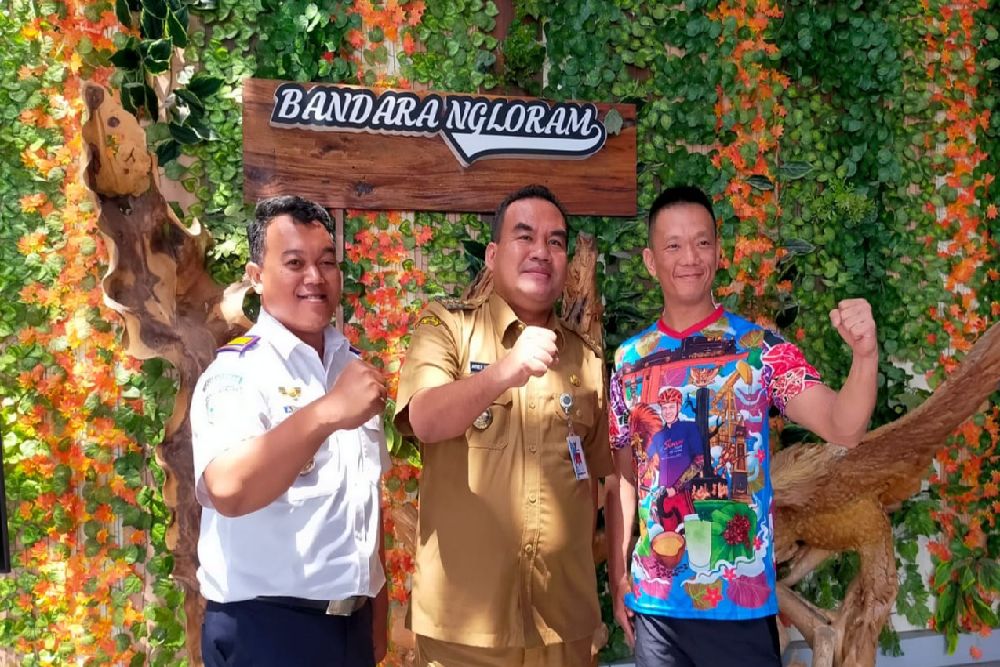 Blora Kenalkan Bandara Ngloram saat Clossing Trilogy Bank Jateng Tour de Borobudur 2023