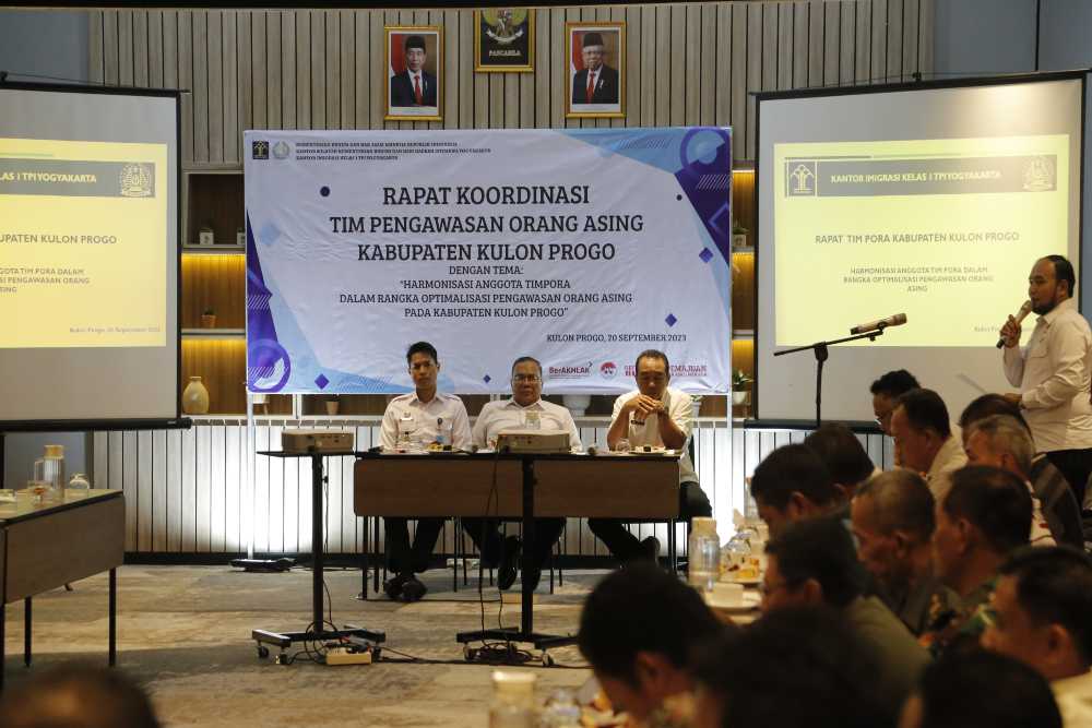 Perkuat Pengawasan Orang Asing, Kantor Imigrasi Yogyakarta Gelar Rapat Tim Pora