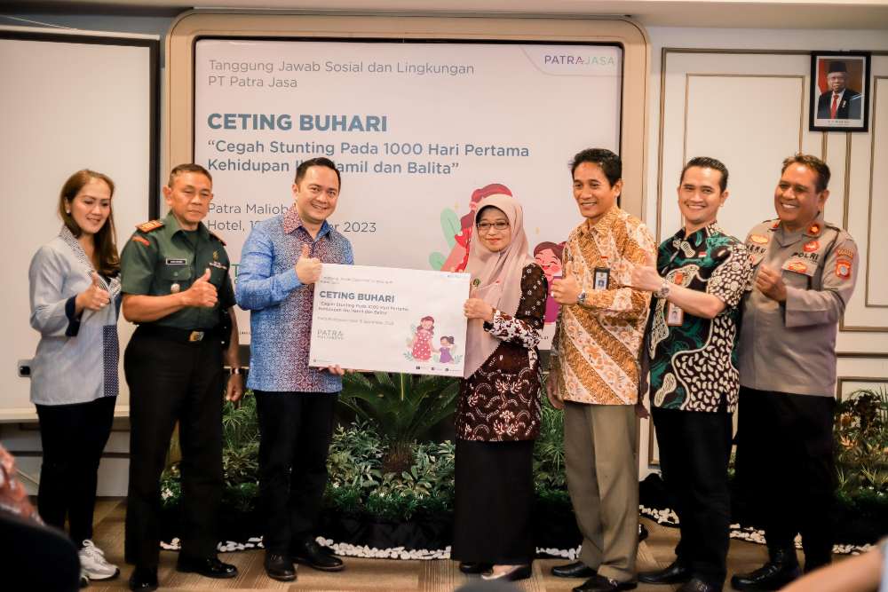Unit Bisnis Patra Jasa Turut Tekan Angka Stunting di Gedongtengen lewat Ceting Buhari