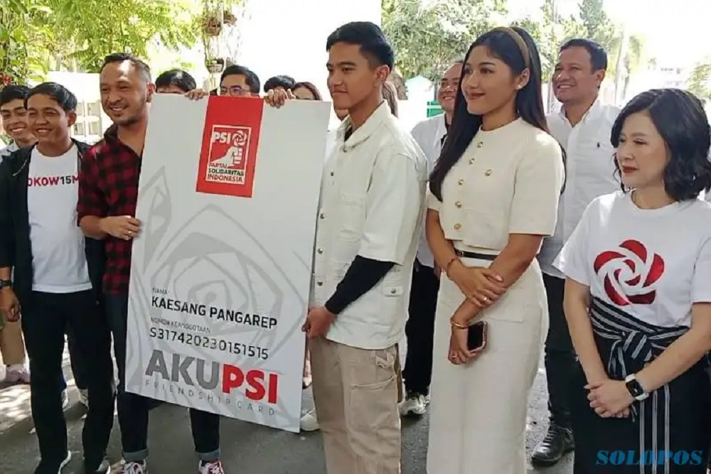 Kaesang Resmi Jadi Kader PSI