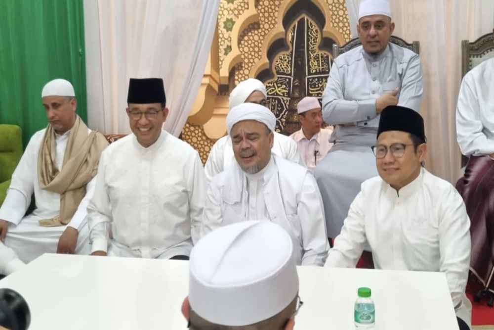 Alasan Foto Bareng Habib Rizieq, Anies Baswedan dan Cak Imin yang Viral