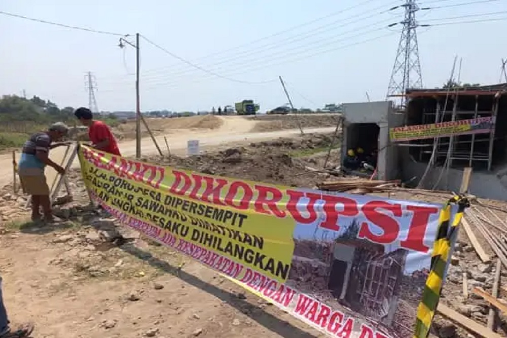 Irigasi Dimatikan, Warga 3 Desa di Klaten Memprotes Pembangunan Tol Solo-Jogja