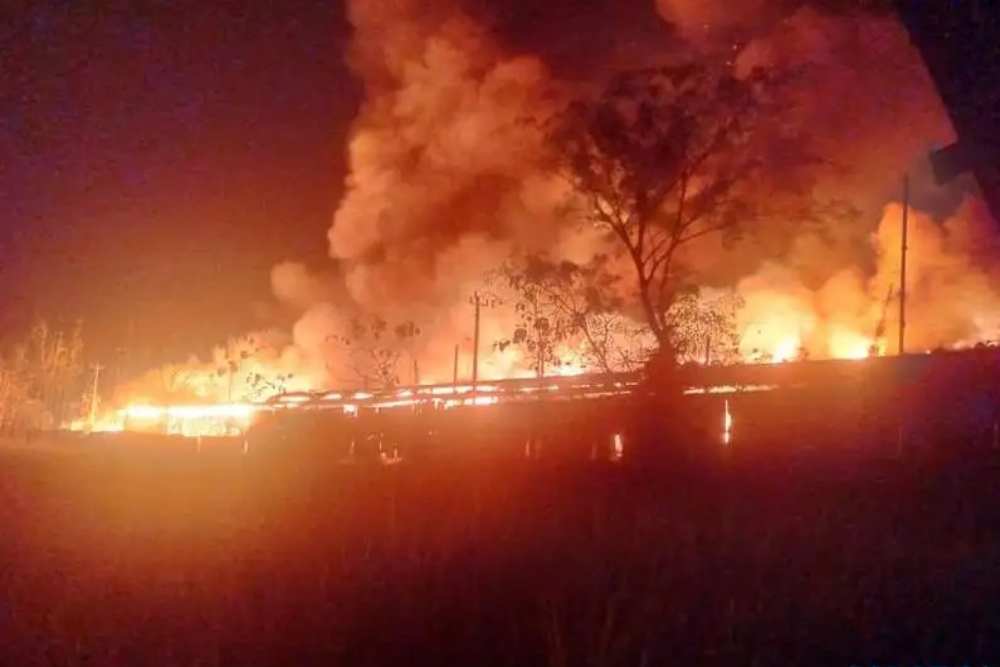 Pabrik Tripleks di Sukoharjo Terbakar, Pemadaman Butuh Waktu 11 Jam