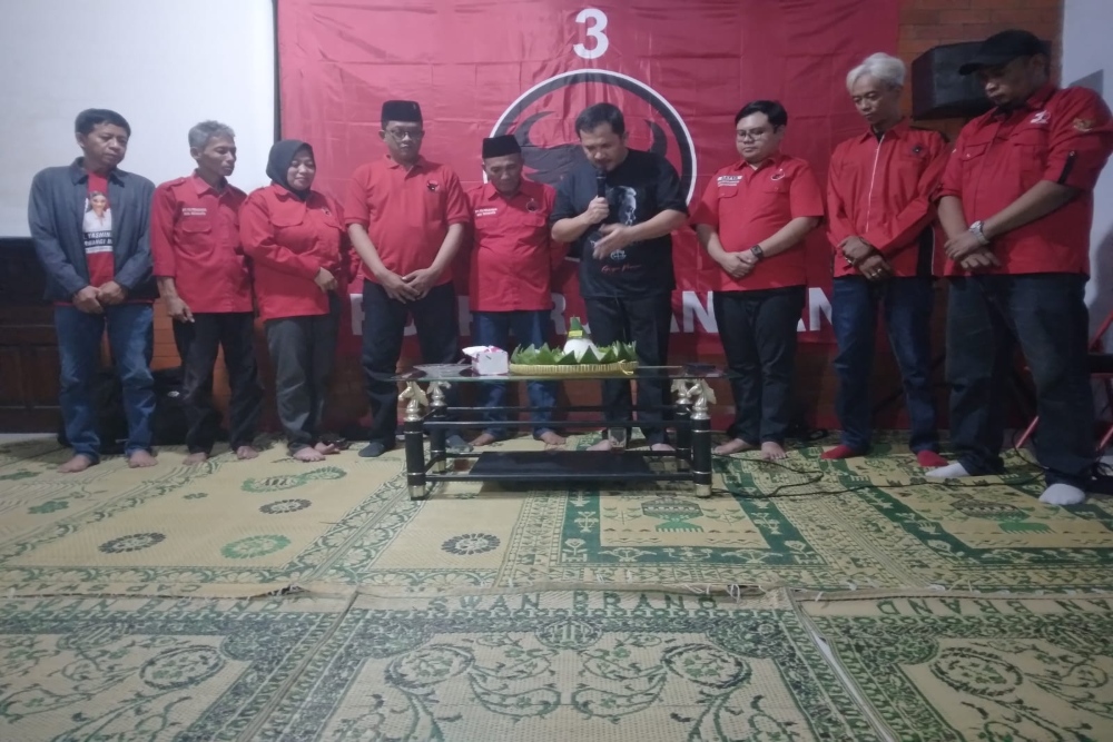 Berjuang Menangkan Ganjar Mahfud, DPC PDI P Kota Yogyakarta Gelar Doa Bersama