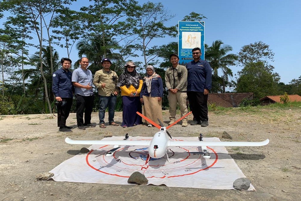 Geo Survey Persada Indonesia dan Sekolah Vokasi UGM Berkolaborasi Bikin Peta Dasar di Kulonprogo