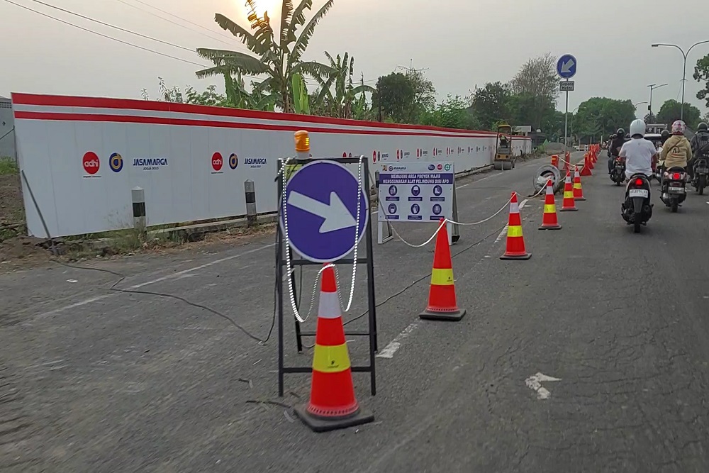 Proyek Tol Jogja Solo Ruas Trihanggo-Junction Sleman Dikebut, Pelebaran Ringroad Dilakukan 2 Sisi Sekaligus