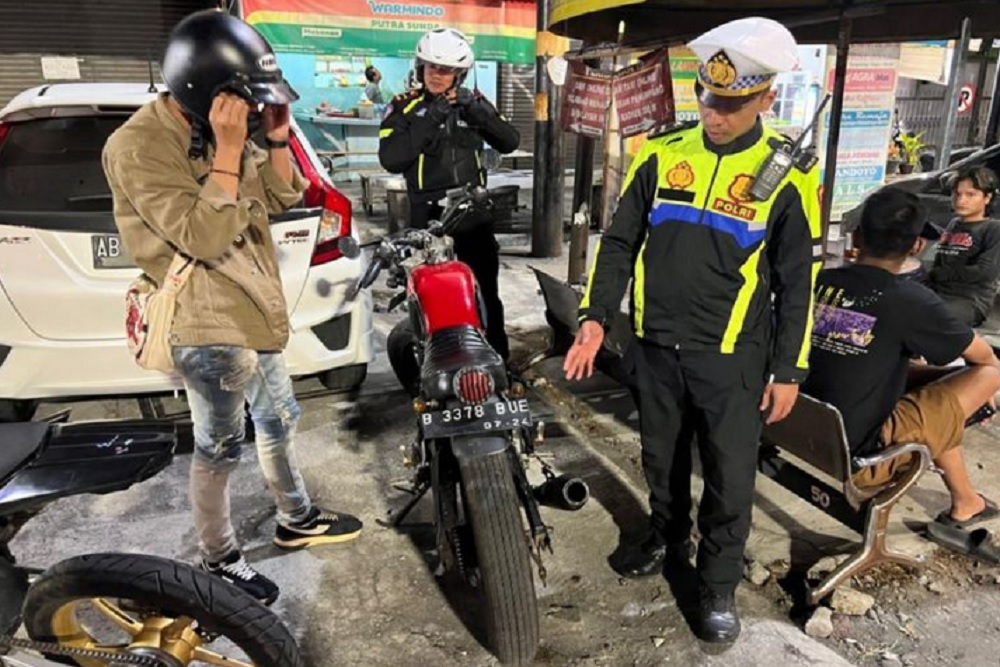 323 Sepeda Motor Terjaring Razia Tertib Lalu Lintas di Bantul