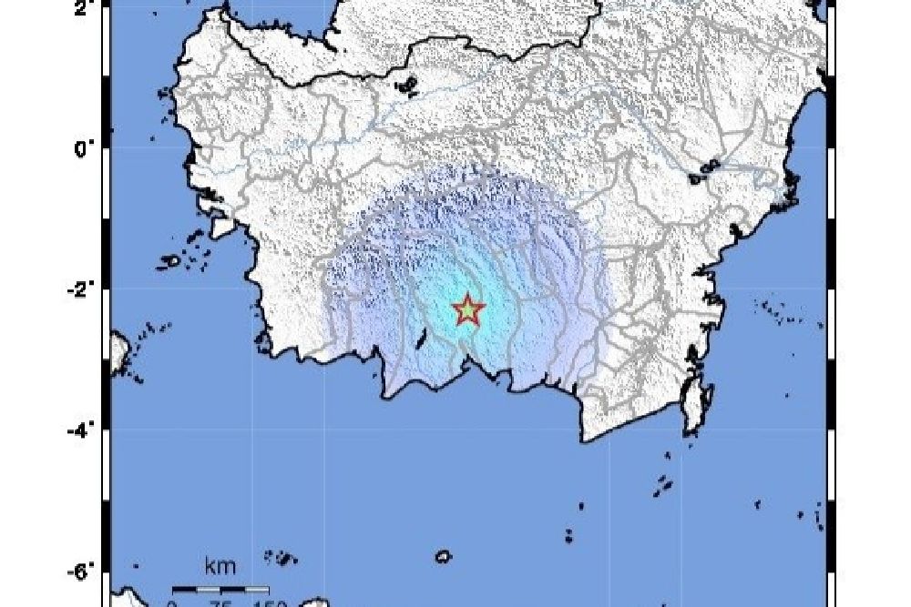 Kotawaringin Timur Kalteng Diguncang Gempa Magnitudo 4.5, BMKG: Sesar Aktif Belum Terpetakan