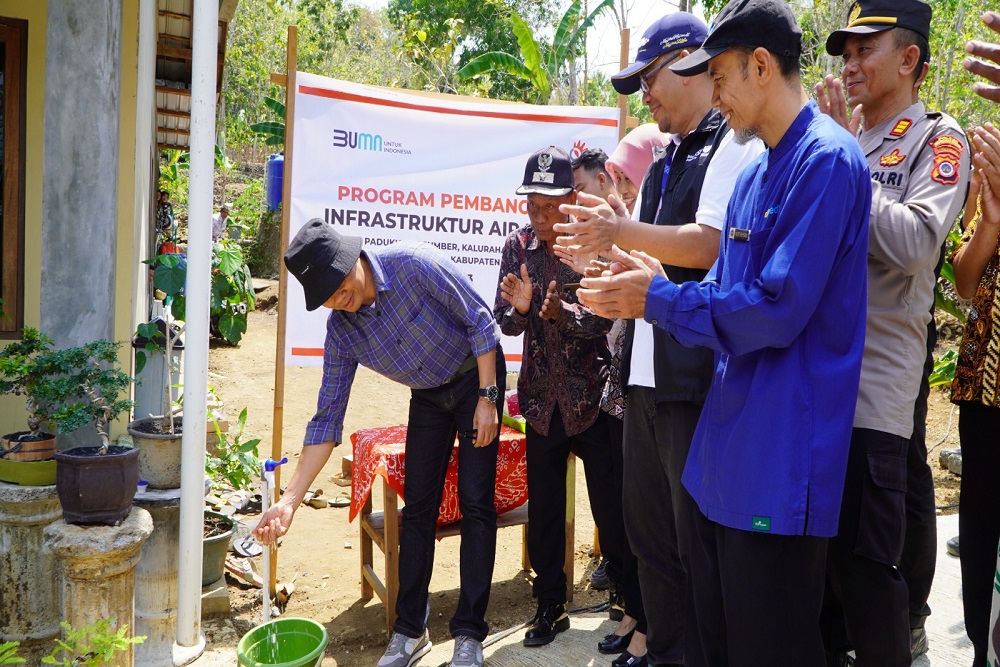 Bupati Gunungkidul Resmikan Pembangunan Internet Publik dan Infrastruktur Air Bersih