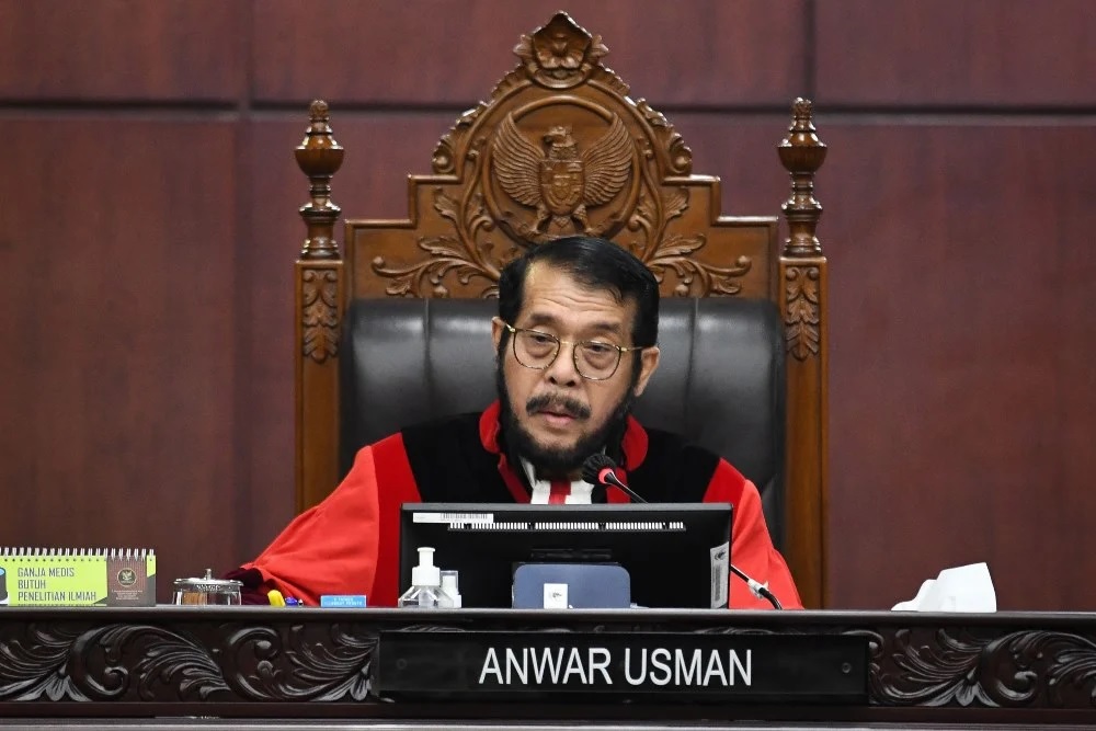 Anwar Usman Tak Hadiri Pelantikan Suhartoyo sebagai Ketua MK