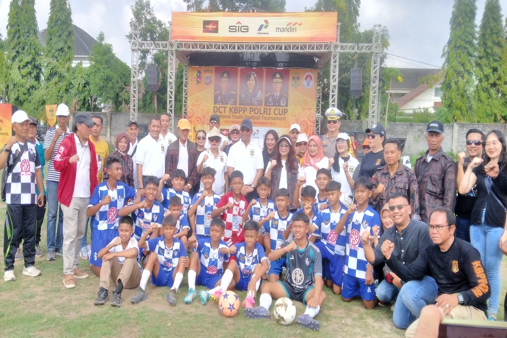 Turnamen Sepak Bola Usia DiniDCT KBPP Polri Cup 2023 Digelar di Jogja