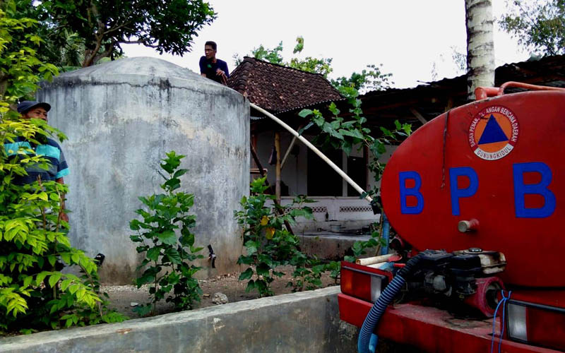 Pemintaan Droping Air Masih Tinggi, BPBD Gunungkidul Ajukan Anggaran Sebanyak 300 Tangki