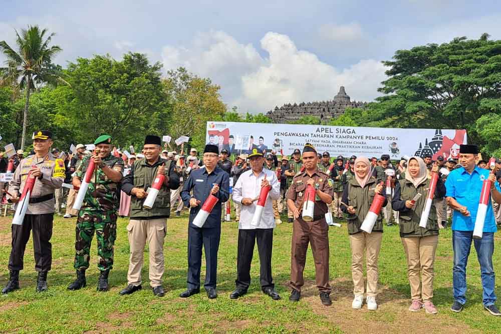 Awasi Pemilu 2024, Bawaslu Magelang Gunakan Filosofi Candi Borobudur