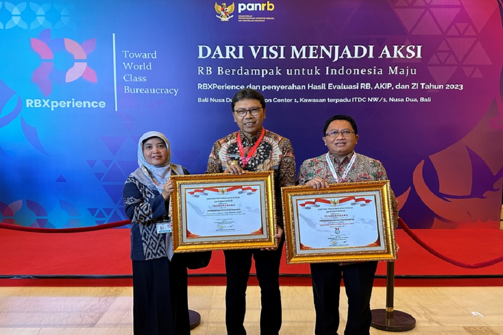 Pemkot Jogja Raih Implementasi Reformasi Birokrasi Terbaik