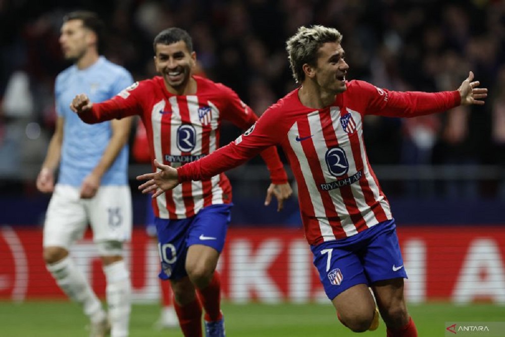 Hasil Atletico Madrid vs Lazio: Skor 2-0, Los Colchoneros Menuju 16 Besar Liga Champions