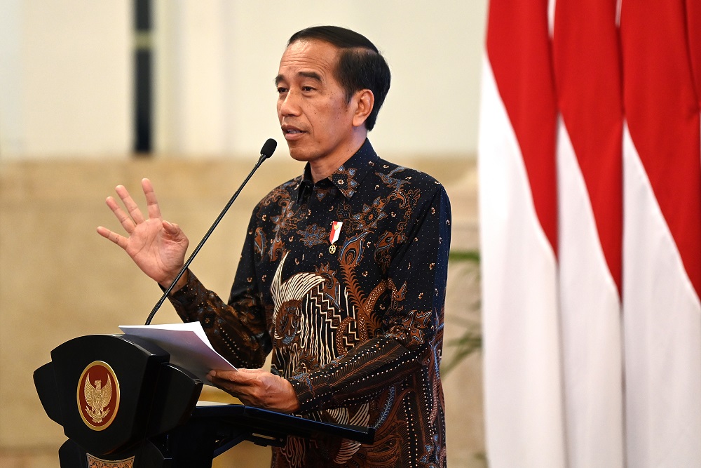 Jokowi Soroti Bangunan Pemerintahan di Daerah yang Dicat Warna Parpol