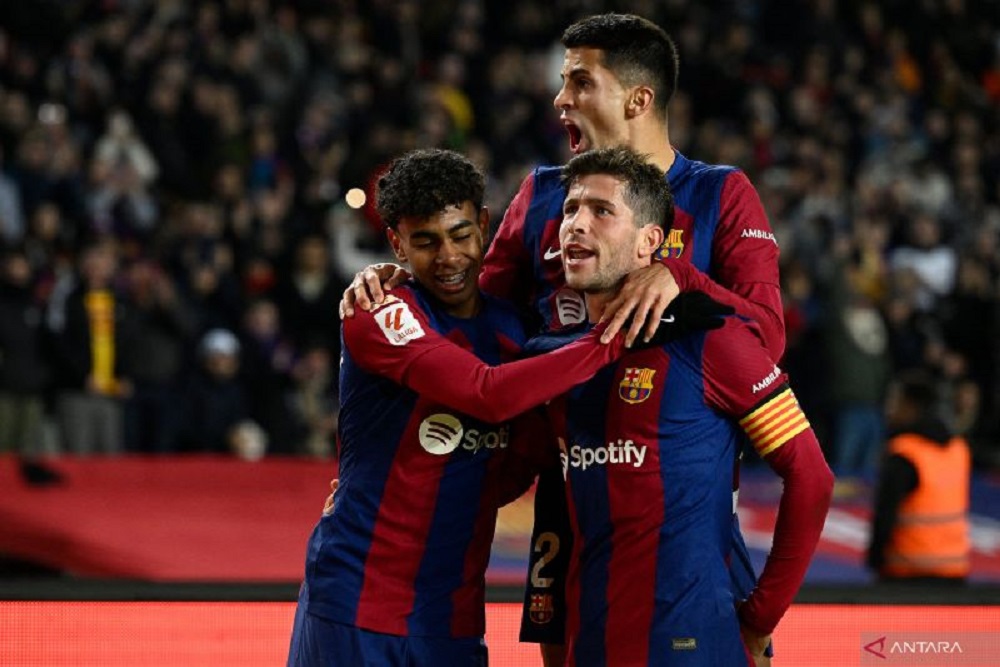 Hasil Liga Spanyol Barcelona vs Almeira: Skor 3-2, Barca Tampil Kurang Meyakinkan