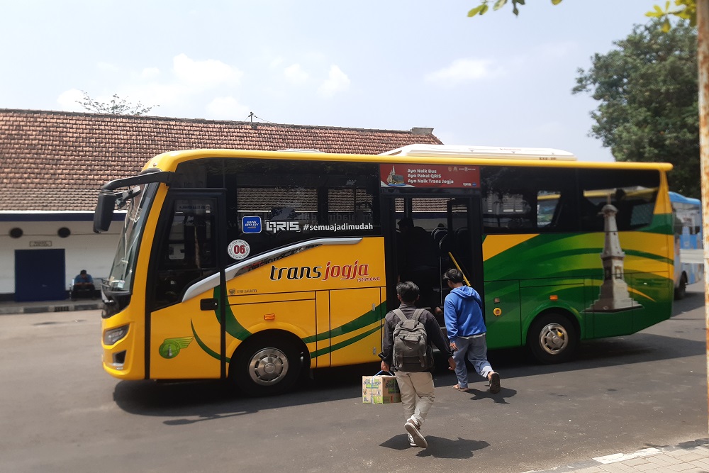 Tarif, Rute dan Jalur Bus Trans Jogja, Bayar Pakai QRIS