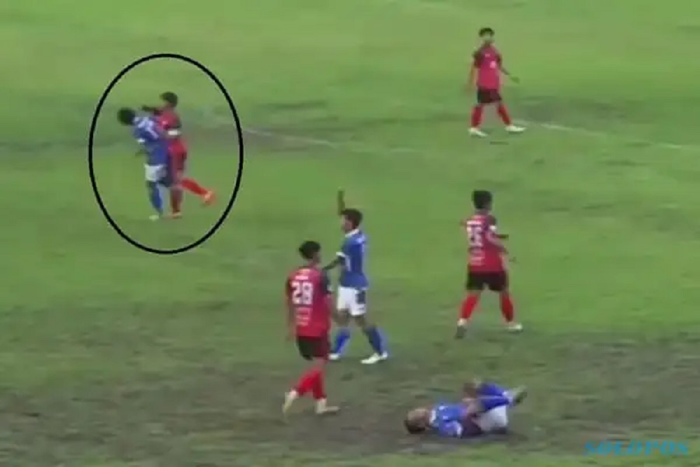 Viral Kapten Persibangga Purbalingga Pukul Pemain Persiku Kudus hingga Terkapar di Lapangan, PSSI Siapkan Sanksi