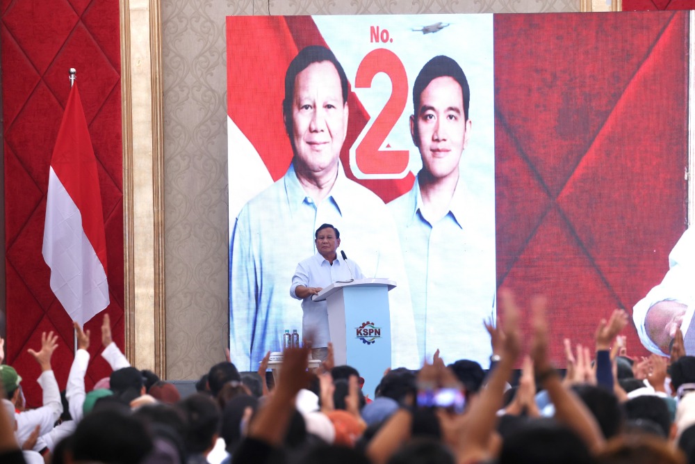 Prabowo: Dari Hati yang Paling Dalam Saya Hormat dengan Para Pekerja