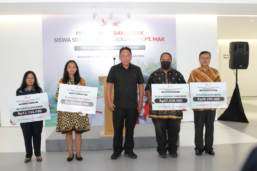 MAK Salurkan Bantuan Sosial Pendidikan bagi Puluhan Siswa di Sleman