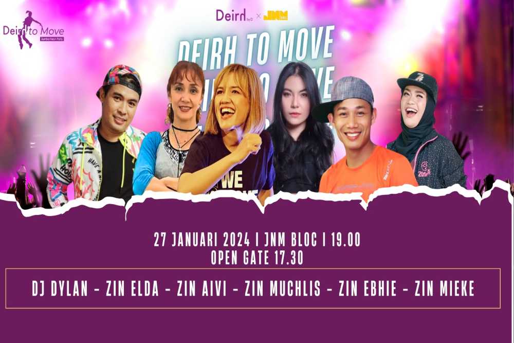 Deirh To Move: Zumba Neon Party, Event Olahraga dan Hiburan Seru di JNM Bloc