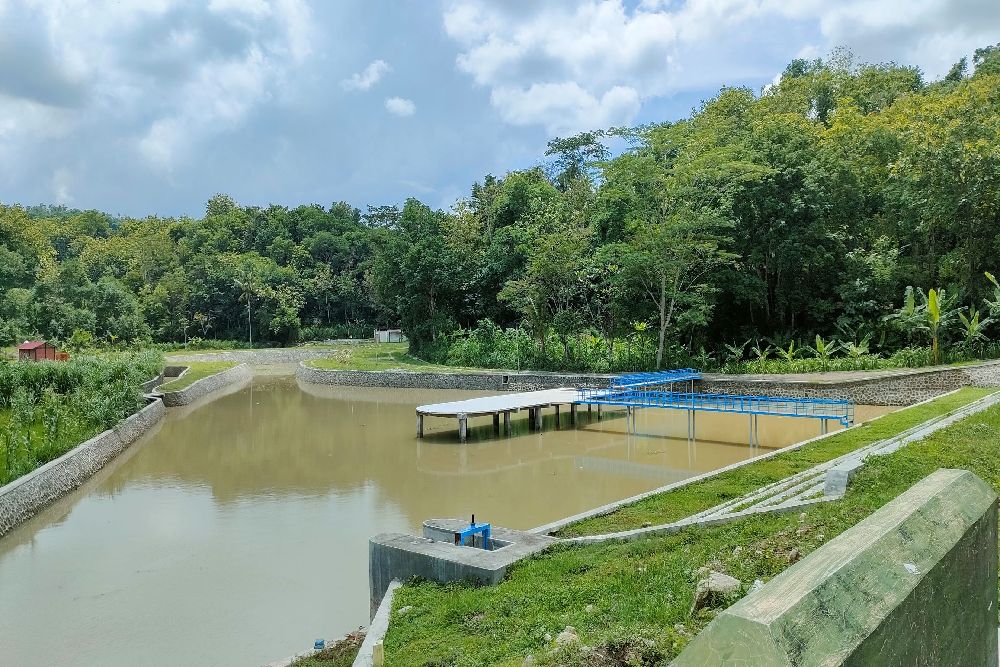 Sambut Jalan Alternatif Sleman-Gunungkidul, Gayamharjo Bangun Embung Senilai Rp1,5 Miliar