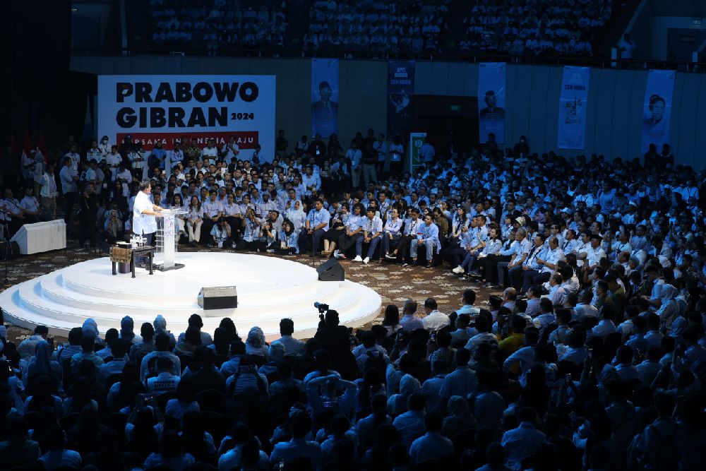 Prabowo: Kalau Saya Bersama Anak Muda, Saya Tidak Takut