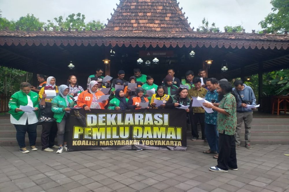 Koalisi Masyarakat Jogja Desak Pelaksanaan Pemilu Damai dan Berkualitas