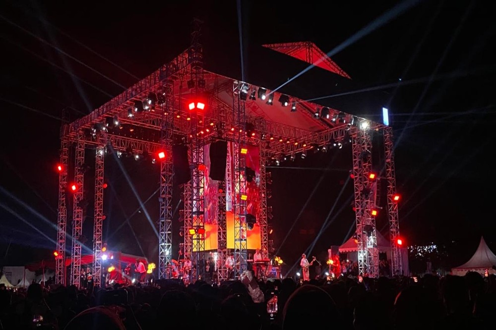 Hadiri Konser Dewa19 di Kridosono Jogja,  Budiman Sudjatmiko: Masih Ada Kesempatan Bikin Indonesia Emas di 14 Februari