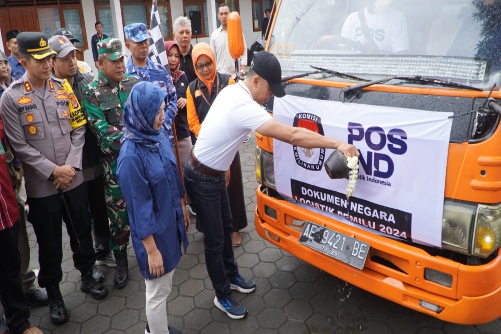 Logistik Pemilu di Gunungkidul Mulai Didistribusikan