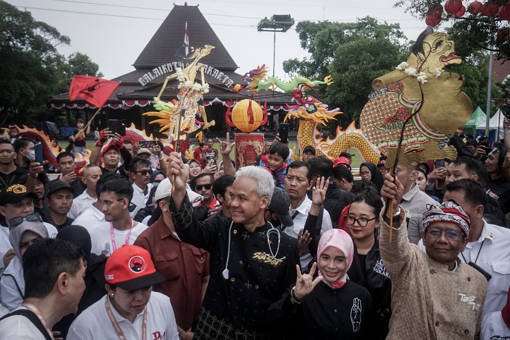 Hajatan Rakyat Solo, Ganjar: Kita Harus Metal, Menang Total