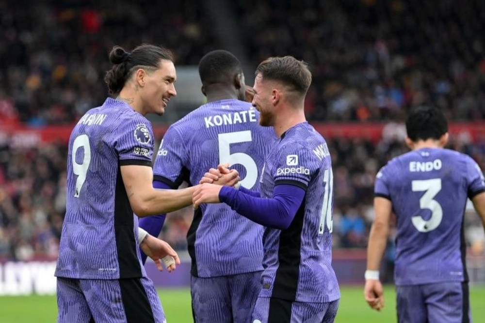 Hasil Brentford vs Liverpool: Skor 1-4, The Reds Puncaki Klasemen Liga Inggris di Atas Man City dan Arsenal