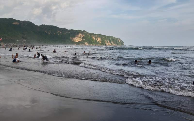 Peta Evakuasi Tsunami Dipasang di Enam Lokasi Sepanjang Pantai Selatan Bantul
